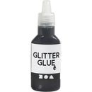glitterlijm zwart 25 ml