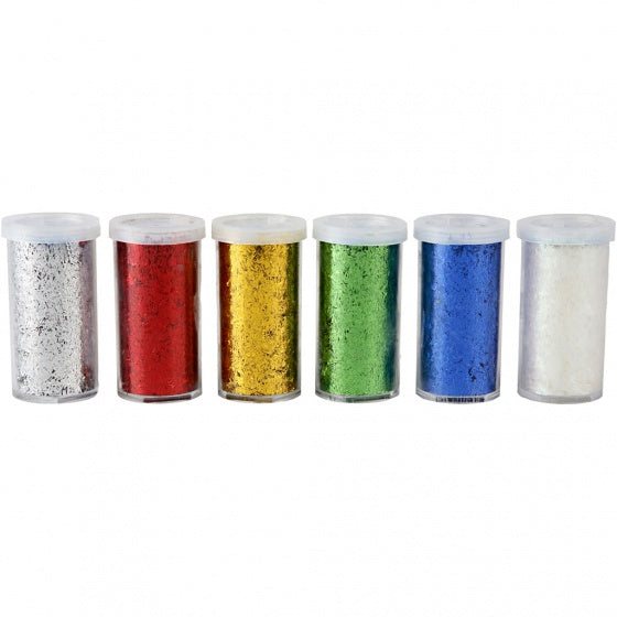 glittervezels 6 stuks
