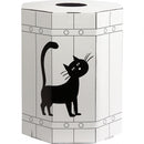 grabbelton Hexagona karton 39 cm wit/zwart