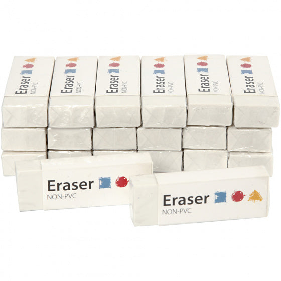 gummen wit 62 x 22 x 10 mm 20 stuks