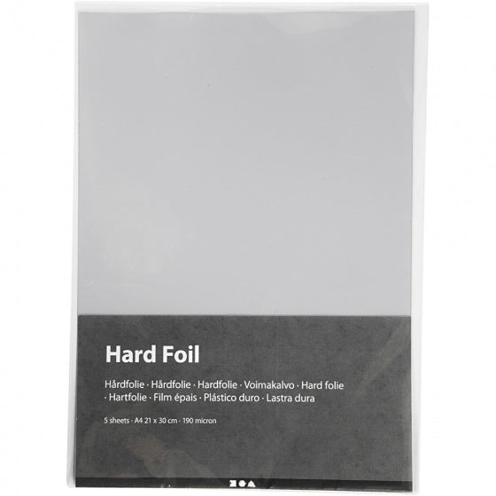 hard folie A4 190 micron 5 vellen