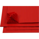harmonica papier 28 x 17,8 cm 8 stuks rood
