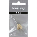 hart 13 x 11 mm goud