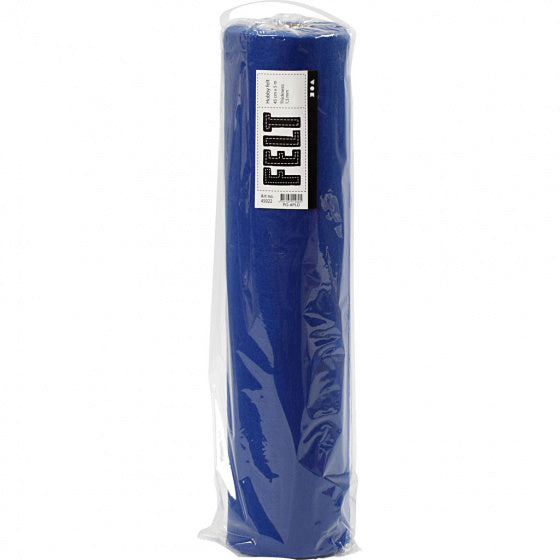 hobbyvilt Felt 500 x 45 cm blauw