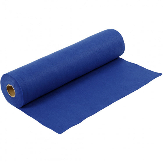 hobbyvilt Felt 500 x 45 cm blauw