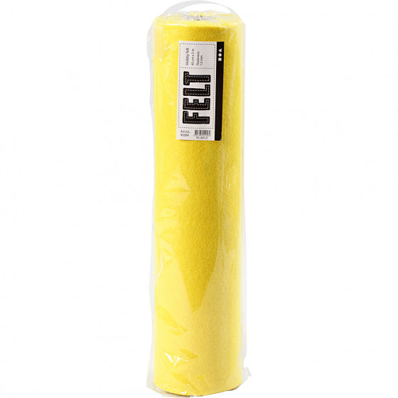 hobbyvilt Felt 500 x 45 cm geel