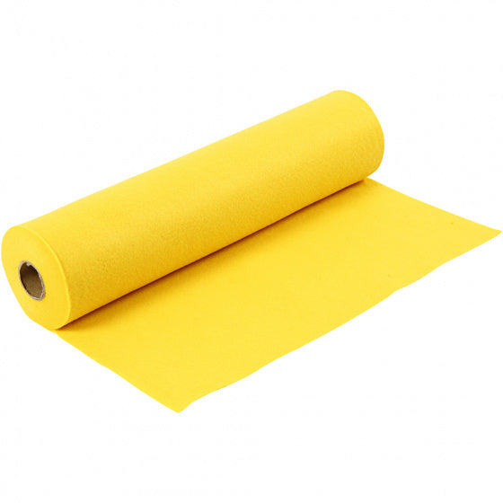 hobbyvilt Felt 500 x 45 cm geel