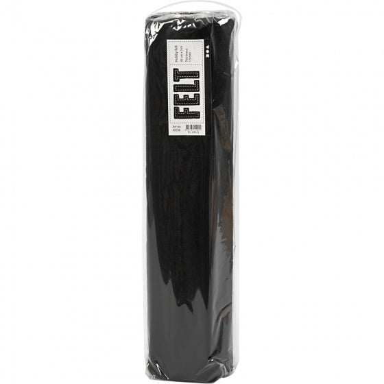 hobbyvilt Felt 500 x 45 cm zwart