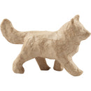 Hond 8 cm x 11,8 cm bruin