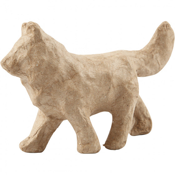 Hond 8 cm x 11,8 cm bruin