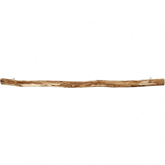 houten display 40 cm met 2 ophangogen
