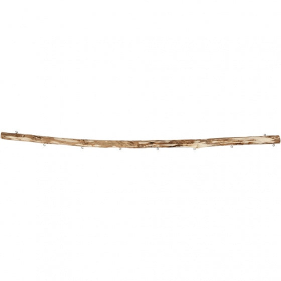 houten display 60 cm met 8 ogen en 2 ophangogen