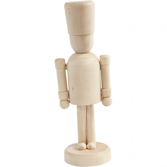 houten figuur Hat 13 cm blank per stuk