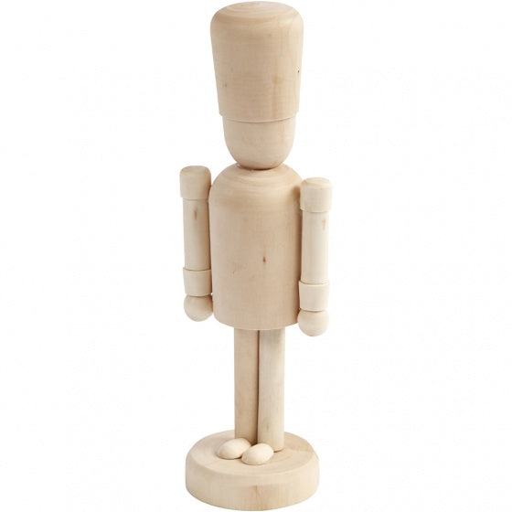 houten figuur Hat 18 cm blank per stuk