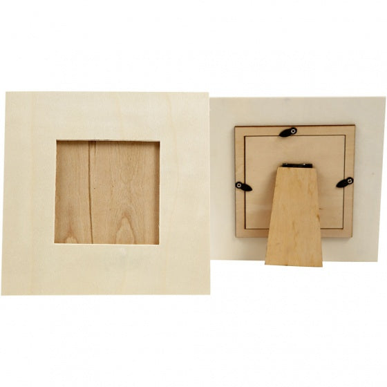 houten fotolijst met standaard 15,8 x 15,8 cm