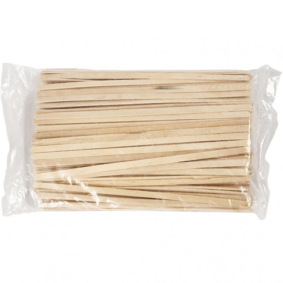 Houten IJslollystokjes Naturel, 200st.