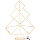 houten kerstboom 40 x 31 cm blank