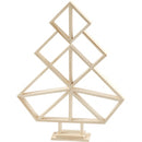 houten kerstboom 40 x 31 cm blank