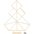 houten kerstboom 60 x 47 cm blank
