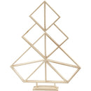 houten kerstboom 60 x 47 cm blank