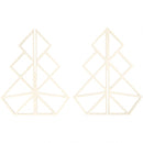 houten kerstboom 60 x 48 cm blank