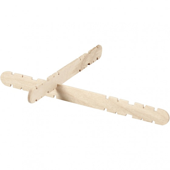 houten knutselset Constructie 11,5 cm blank 30 stuks