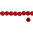 Houten kralen 10 mm rood
