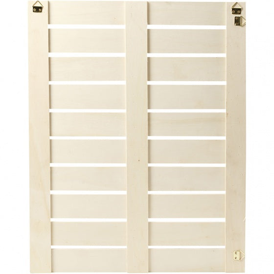 houten muurdecoratie 40 x 50,2 cm blank