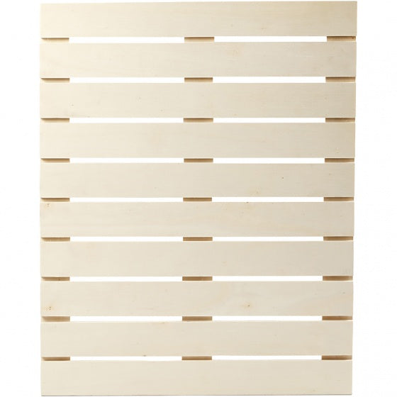 houten muurdecoratie 40 x 50,2 cm blank