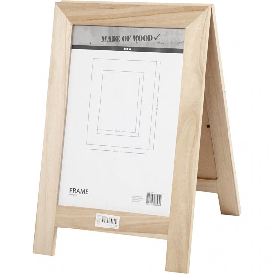 houten sandwichbord 40 x 26 cm blank per stuk