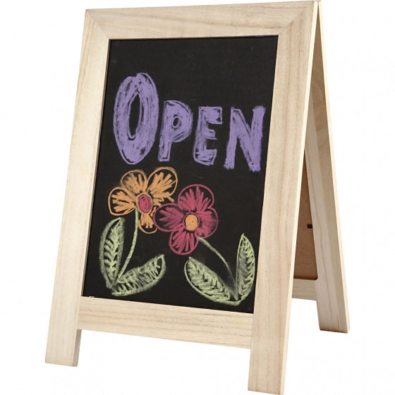 houten sandwichbord 40 x 26 cm blank per stuk