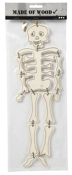 houten skelet 35 cm blank per stuk