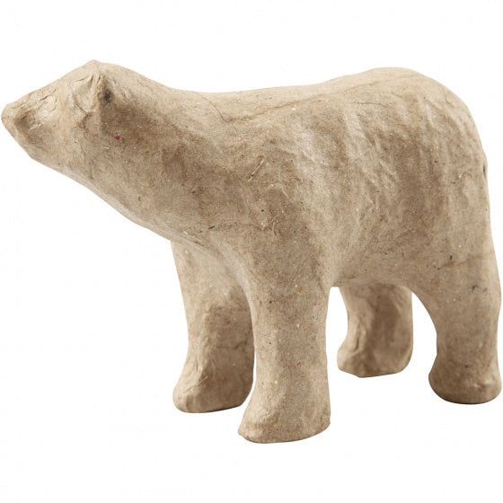 IJsbeer 8,5 cm x 11,5 cm bruin