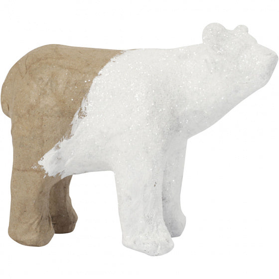 IJsbeer 8,5 cm x 11,5 cm bruin
