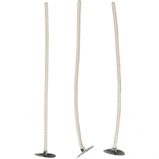 kaarsenlonten 50 stuks 10 cm 2 mm