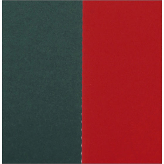 kaarten en enveloppen 15 x 15 cm 50 sets groen/rood