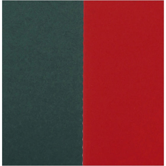 kaarten met enveloppen 10,5 x 15 cm 50 sets groen/rood