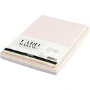 Kaarten en Enveloppen Pastelkleuren, 50 Sets