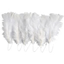 kalkoenveren 11-17 cm wit 18 stuks