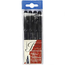 kalligrafeerstiften zwart 4 stuks