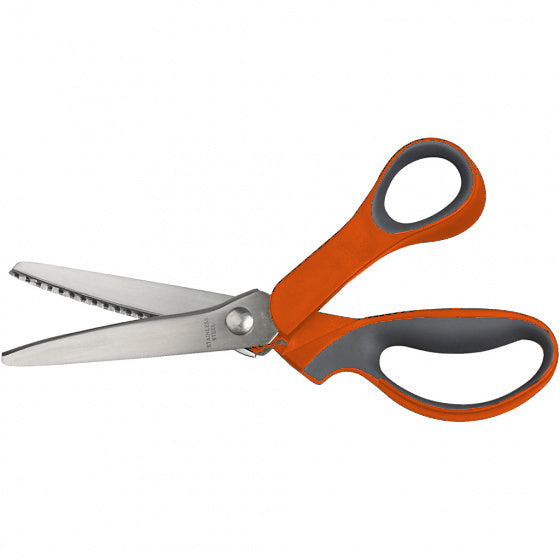 Kartelschaar 23,5 cm oranje/grijs