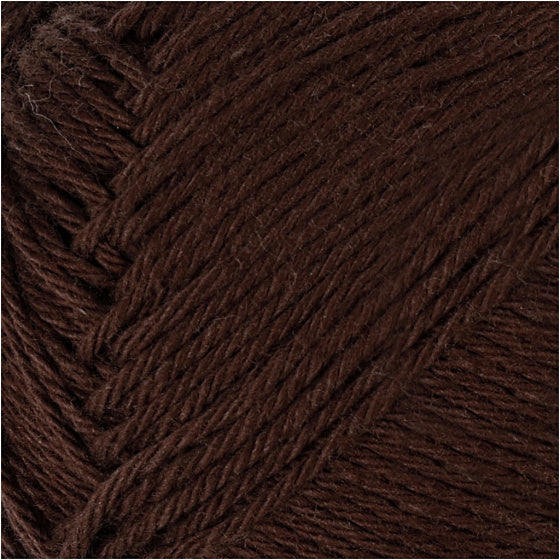 Katoengaren, Donkerbruin, 50gr, 170m
