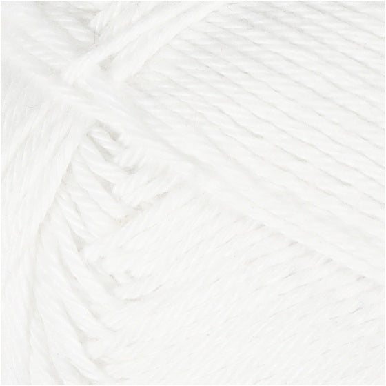 Katoengaren, Wit, 50gr, 170m