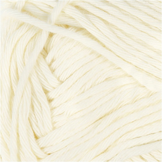 Katoengaren, Creme, 50gr, 85m