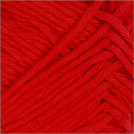 Katoengaren, Rood, 50gr, 85m