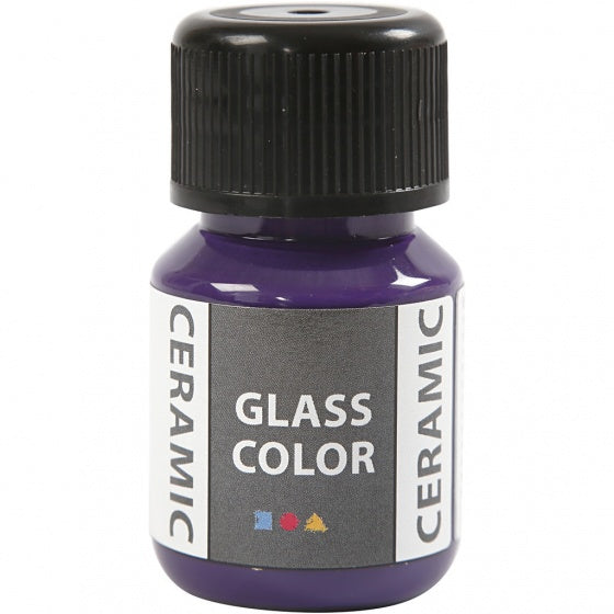 keramiekverf Glass Color 35 ml paars