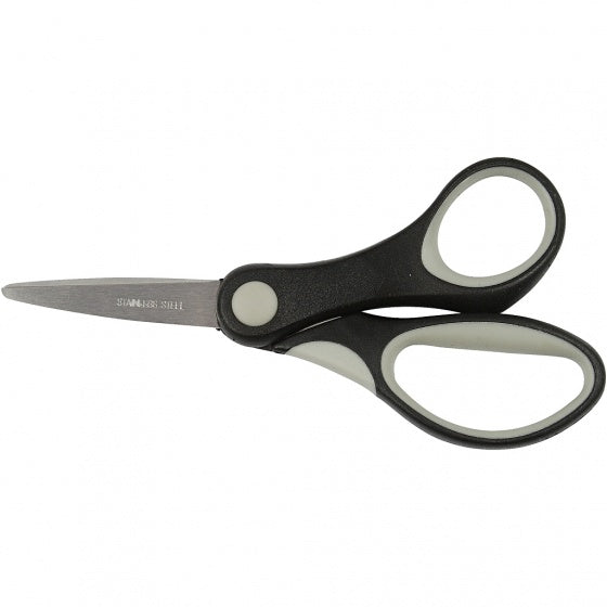 kinderschaar 13 cm zwart rechtshandig
