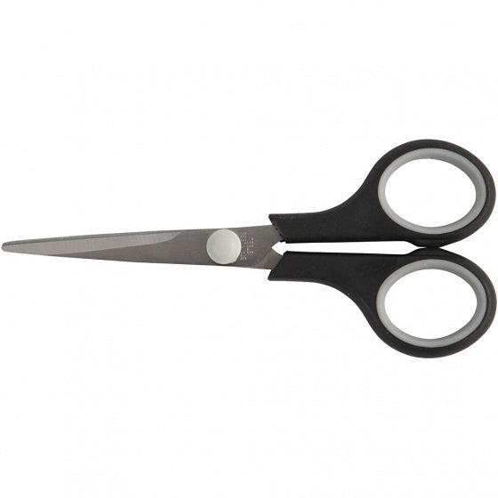 kinderschaar rechtshandig 13 cm zwart