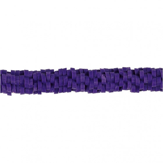 klei kralen bloemen paars 6 mm 145 stuks