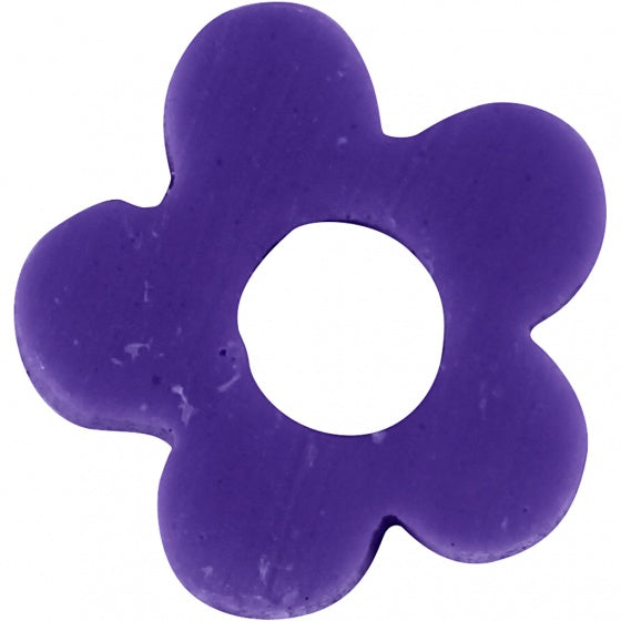 klei kralen bloemen paars 6 mm 145 stuks